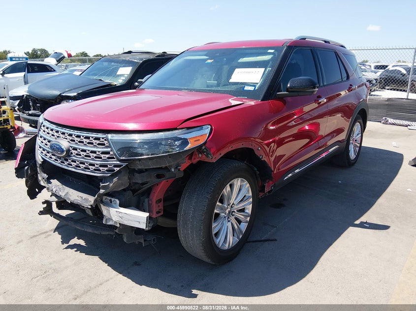 2023 Ford Explorer, Front End, IAAI, VIN 1FMSK7FH3PGA27523 — photo 2