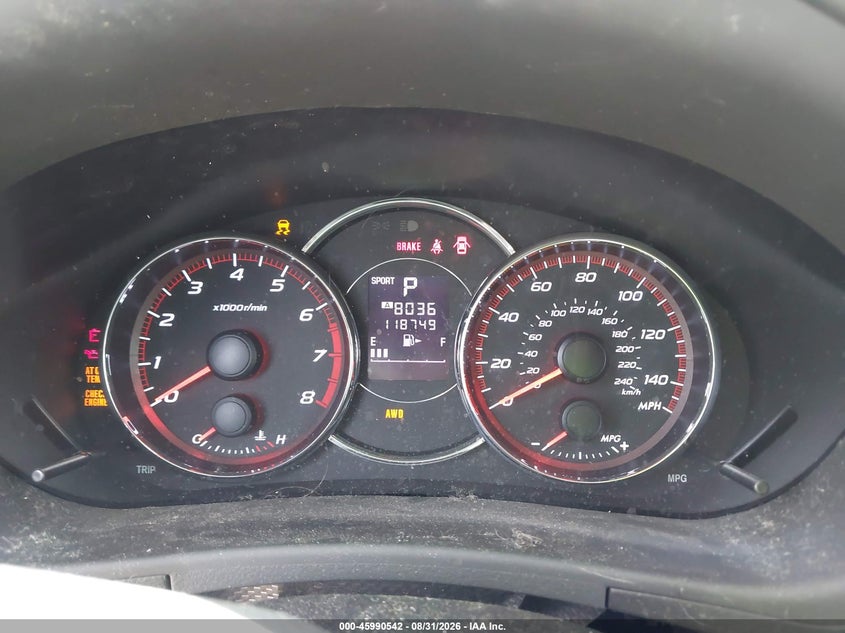 2013 SUBARU FORESTER auction photo 7