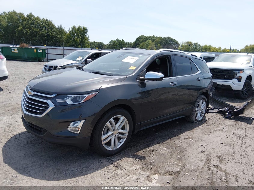 2020 Chevrolet Equinox, Rear, IAAI, VIN 2GNAXPEX8L6277562 — photo 2