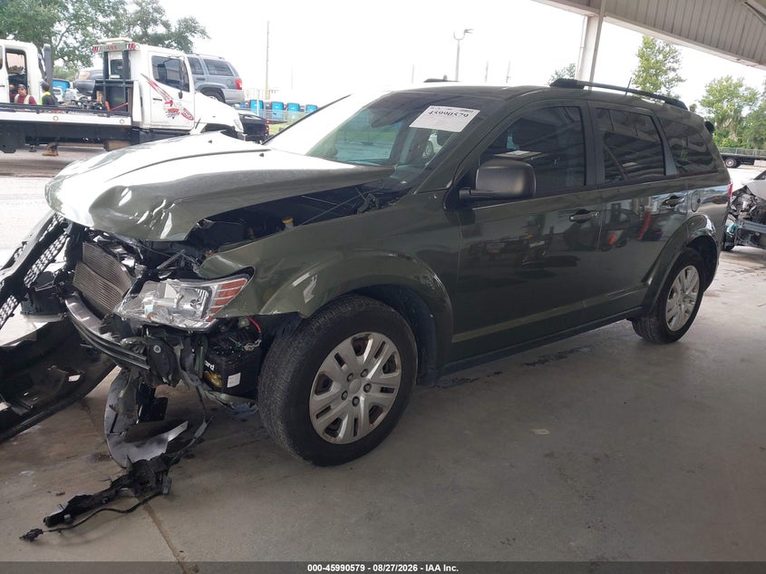 2019 Dodge Journey, Удар спереди, IAAI, VIN 3C4PDCAB1KT864453 — фото 2