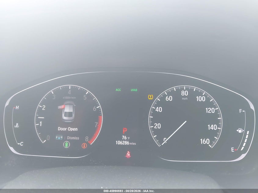 HONDA ACCORD 2019 VIN 1HGCV1F14KA056803