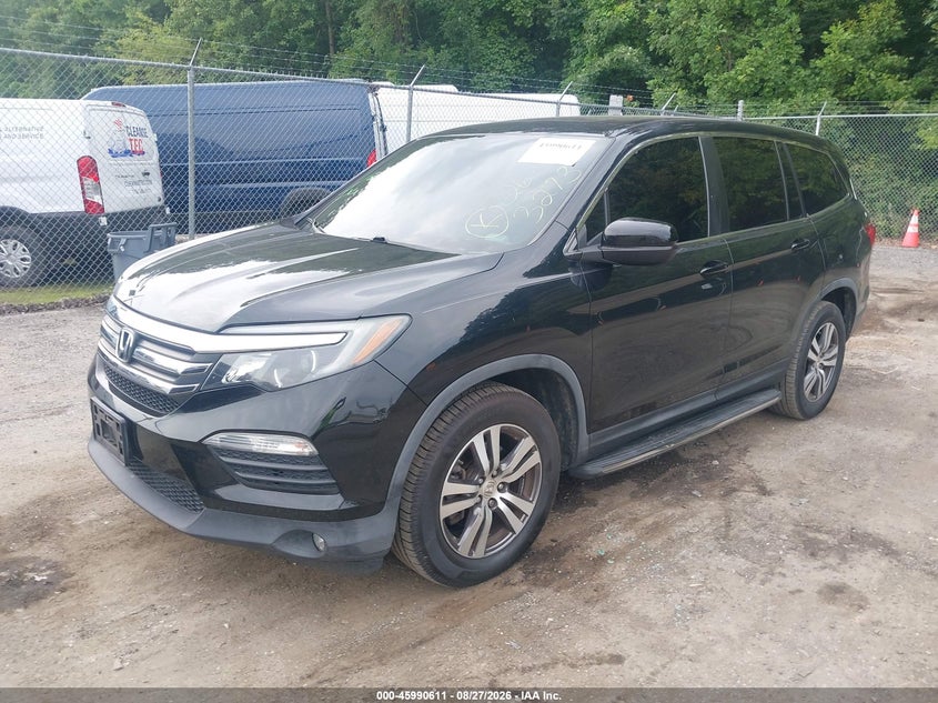2016 Honda Pilot, Левый бок, IAAI, VIN 5FNYF6H77GB037161 — фото 2