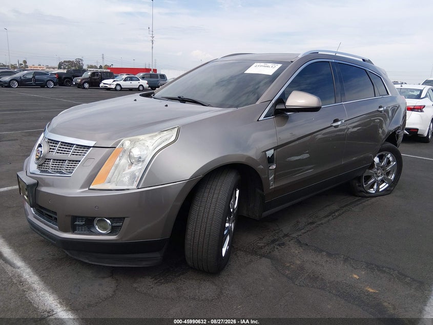 2012 Cadillac SRX, Левый зад, IAAI, VIN 3GYFNBE35CS541384 — фото 2