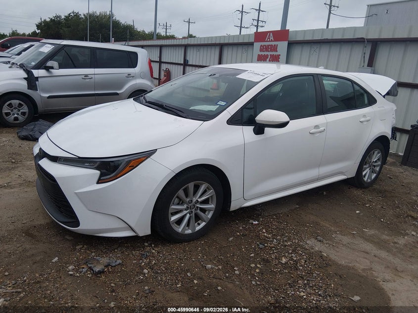 2024 Toyota Corolla Le, Rear, IAAI, VIN 5YFB4MDE1RP103537 — photo 2