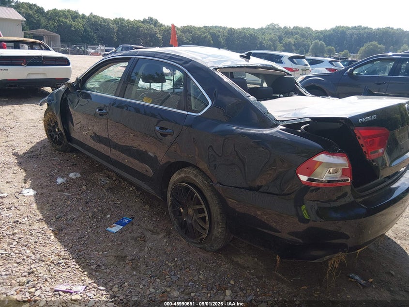2013 VOLKSWAGEN PASSAT auction photo 3