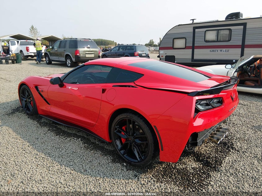 Vin: 1g1yk2d75g5121533, lot: 46489984, chevrolet corvette stingray z51 20163