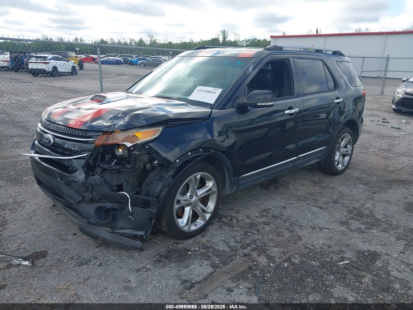 2014 Ford Explorer, Front End, IAAI, VIN 1FM5K7F82EGC01561 — photo 2