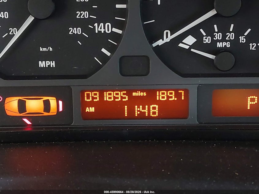 BMW 325I 2002 VIN WBAET374X2NG82740