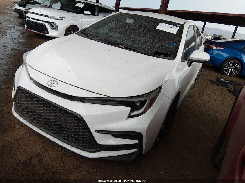 2024 Toyota Corolla, Left Rear, IAAI, VIN 005YFS4MCE0RP2019 — photo 2