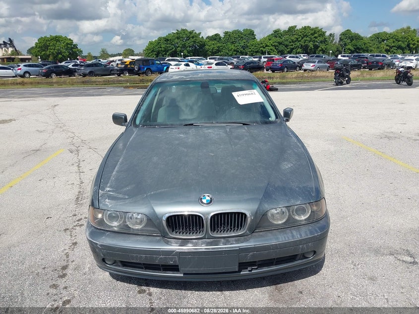 BMW 530IA 2003 VIN WBADT63433CK33140