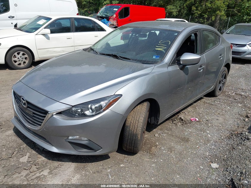 Vin: jm1bm1u76e1171038, lot: 46490010, mazda mazda3 i sport 20142