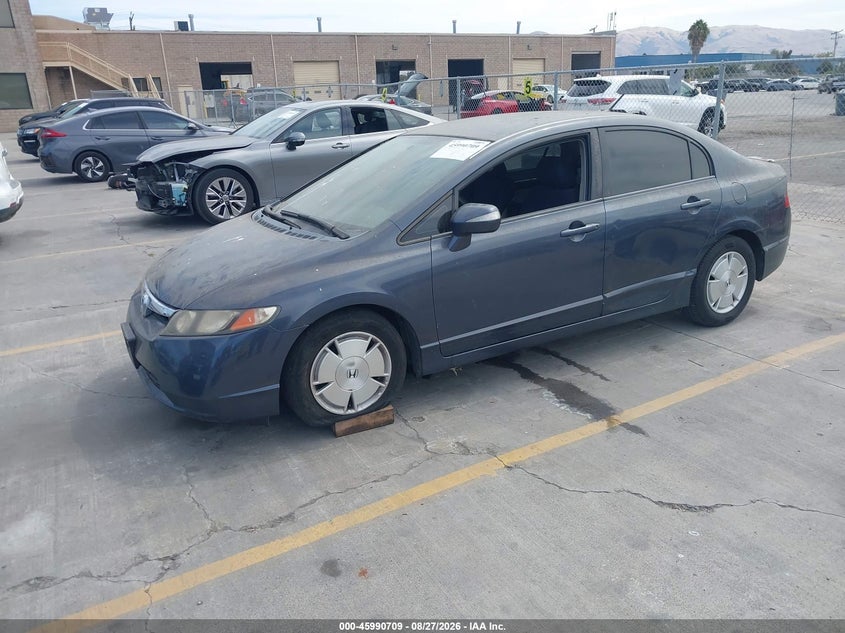 2007 Honda Civic, Theft Recovery, IAAI, VIN JHMFA36227S028915 — photo 2
