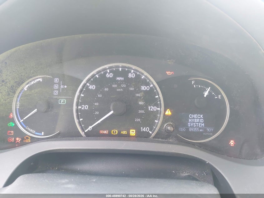 2015 LEXUS CT 200H auction photo 7