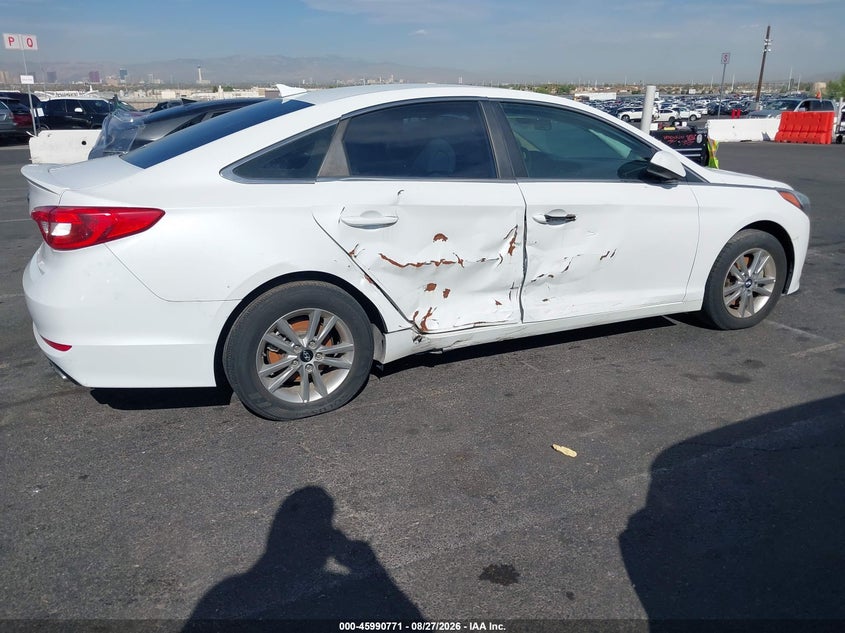 2017 HYUNDAI SONATA SEDAN 2.4L I-4 DI, DOHC, VVT, REGULAR , 185HP