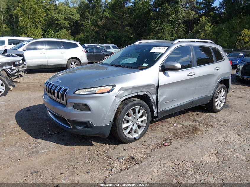 2016 Jeep Cherokee, Левый бок, IAAI, VIN 1C4PJLDB8GW108348 — фото 2