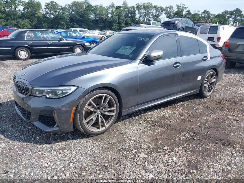 Vin: 3mw5u9j04m8b61747, lot: 46490118, bmw m340i m340i xdrive 20212