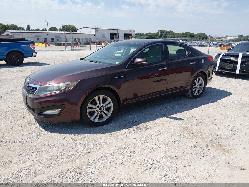 2013 Kia Optima, Обычный износ, IAAI, VIN 5XXGM4A79DG192609 — фото 2