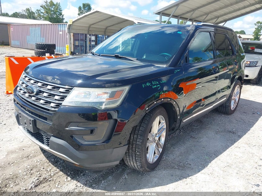 2017 Ford Explorer, Левый бок, IAAI, VIN 1FM5K7F81HGB19194 — фото 2