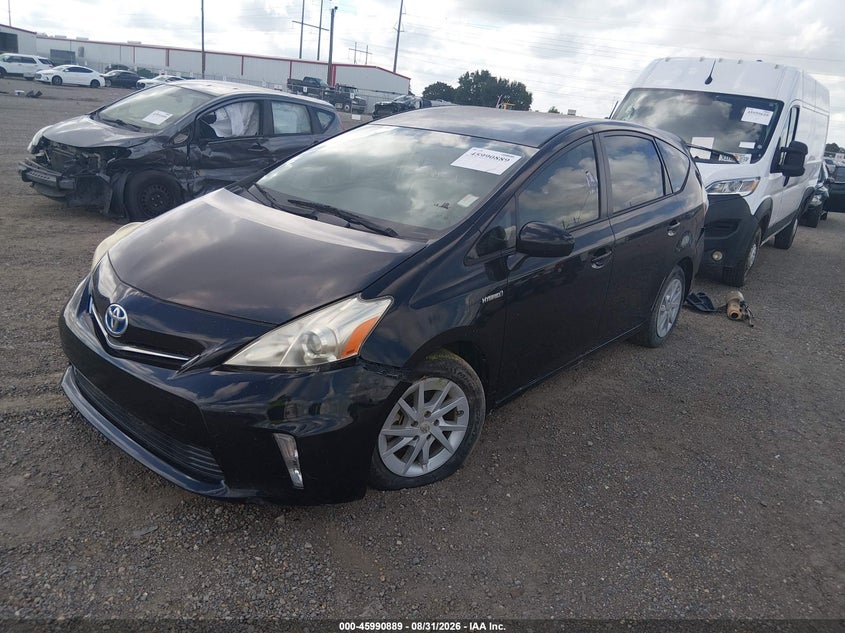 2012 TOYOTA PRIUS V (+) WAGON 1.8L I-4 DOHC, VVT, 98HP