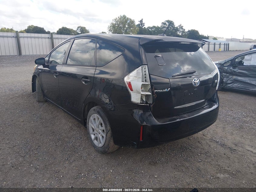 2012 TOYOTA PRIUS V (+) WAGON 1.8L I-4 DOHC, VVT, 98HP