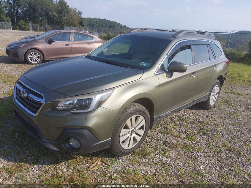 2018 Subaru Outback, Удар ззаду, IAAI, VIN 4S4BSACCXJ3377056 — фото 2