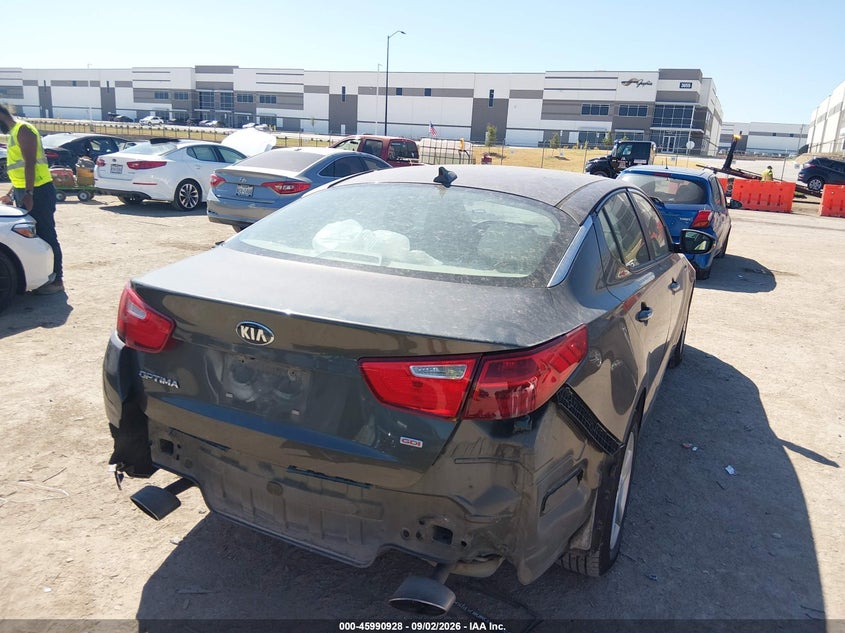 Vin: 5xxgm4a72fg400834, lot: 46490253, kia optima lx 20154