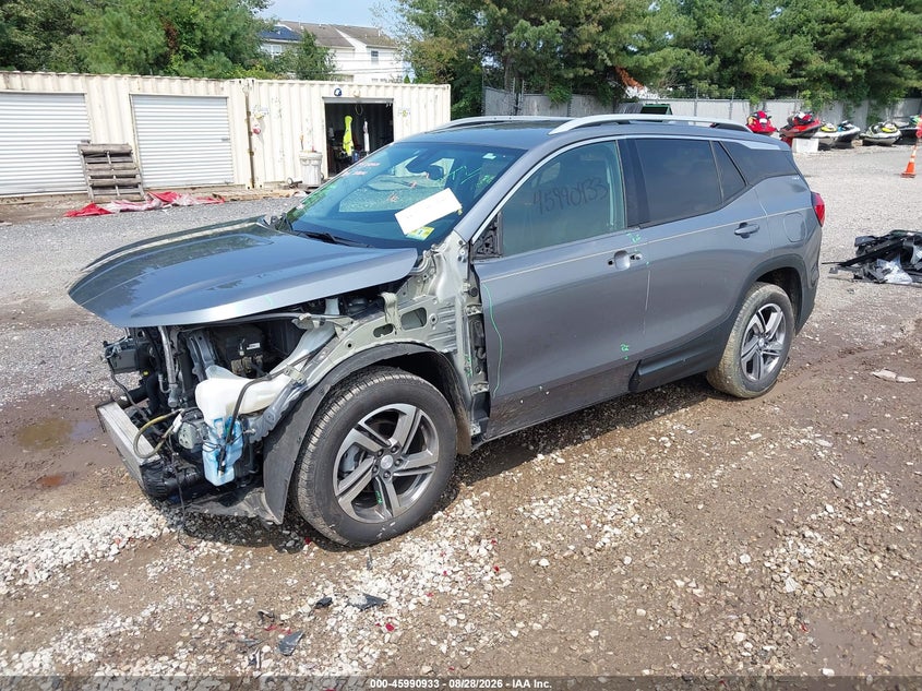2021 GMC Terrain, Front End, IAAI, VIN 3GKALVEV5ML322238 — photo 2