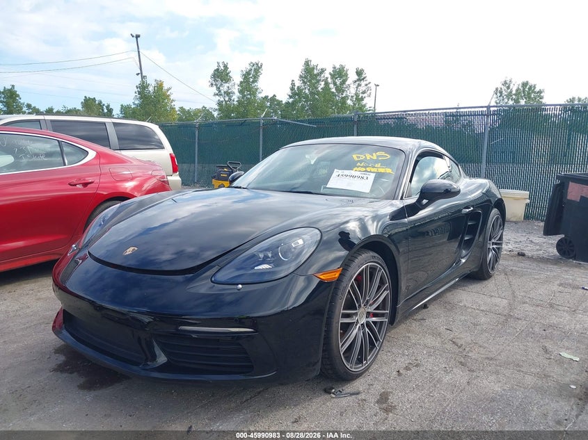 2018 Porsche 718 Cayman, Repossession, IAAI, VIN WP0AB2A85JK278090 — photo 2