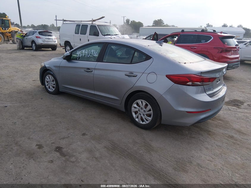 HYUNDAI ELANTRA 2017 VIN 5NPD74LF2HH127786