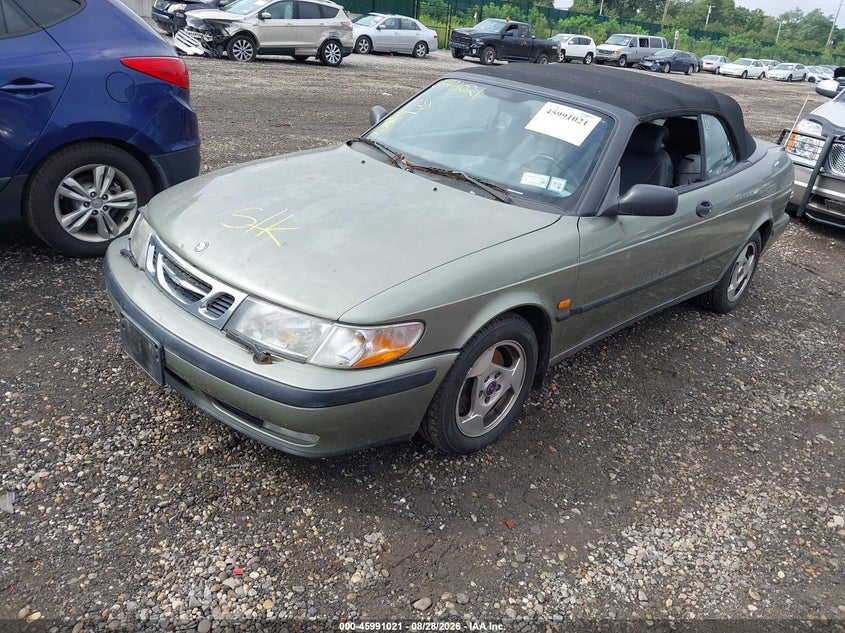 1999 Saab 9-3, Обычный износ, IAAI, VIN YS3DD78N0X7053399 — фото 2