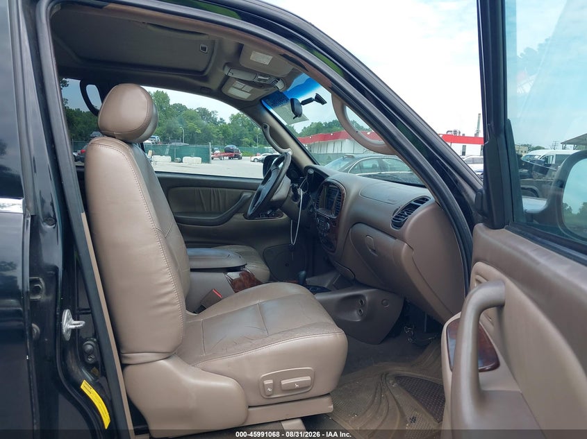 2002 TOYOTA SEQUOIA SPORT UTILITY VEHICLE 4.7L V-8 DOHC, REGULAR , 240HP