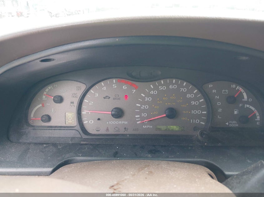2002 TOYOTA SEQUOIA SPORT UTILITY VEHICLE 4.7L V-8 DOHC, REGULAR , 240HP