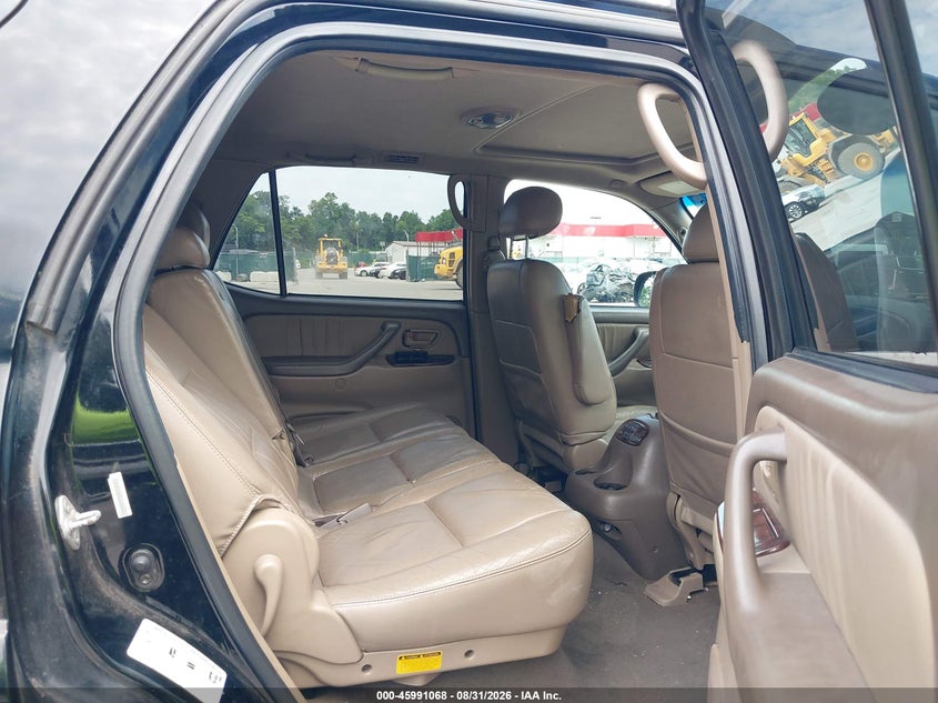 2002 TOYOTA SEQUOIA SPORT UTILITY VEHICLE 4.7L V-8 DOHC, REGULAR , 240HP