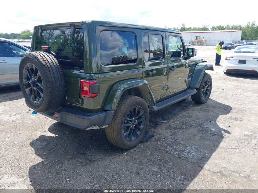 Vin: 1c4jjxp68pw552969, lot: 46490406, jeep wrangler 4xe sahara 4x4 20234