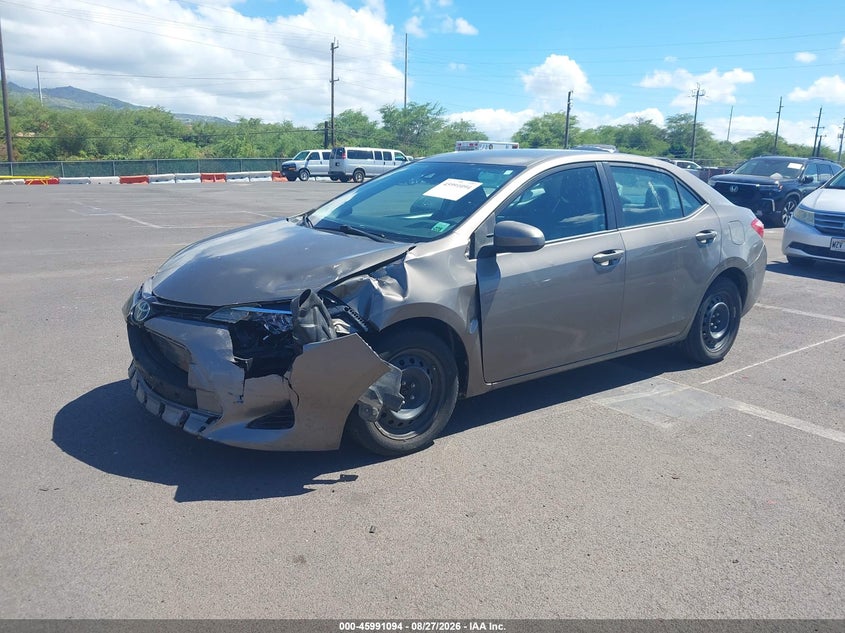2017 Toyota Corolla, Left Front, IAAI, VIN 5YFBURHE8HP593156 — photo 2