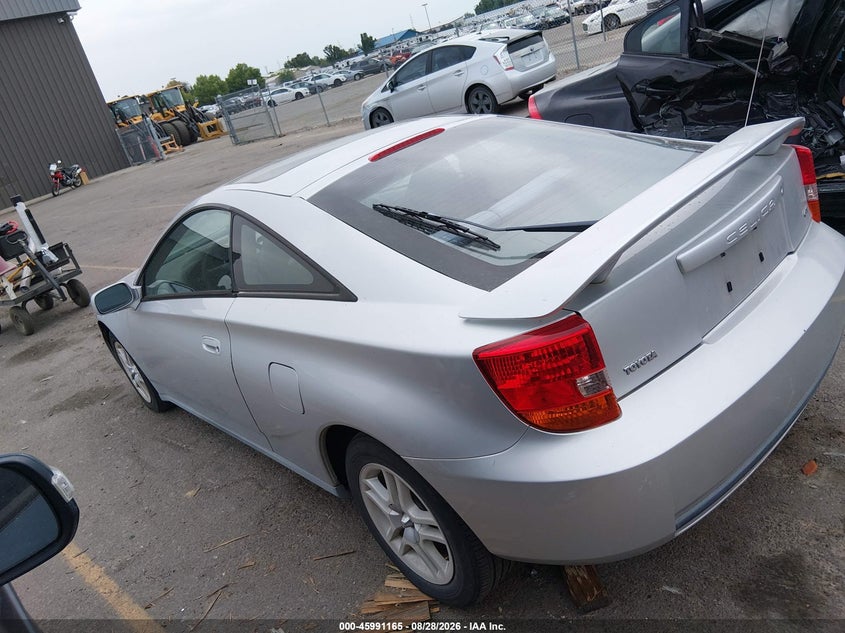 TOYOTA CELICA 2000 VIN JTDDR32T6Y0012312