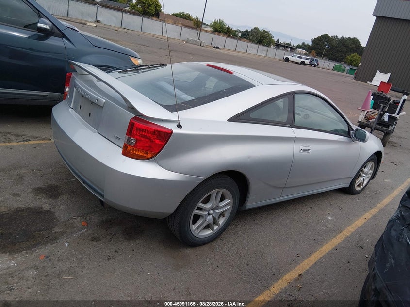 TOYOTA CELICA 2000 VIN JTDDR32T6Y0012312