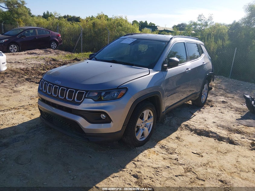 Vin: 3c4njcbb0nt137498, lot: 46490539, jeep compass latitude fwd 20222