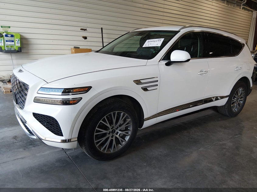 2025 Genesis GV80, Rear, IAAI, VIN KMUHFESB1SU259165 — photo 2