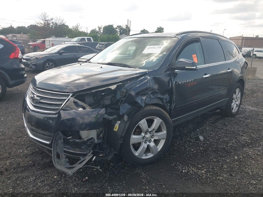 2017 Chevrolet Traverse, Front End, IAAI, VIN 1GNKVGKD5HJ139556 — photo 2