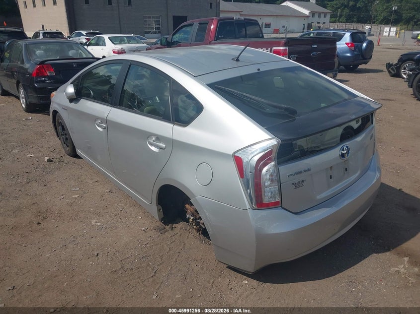 2012 TOYOTA PRIUS auction photo 3