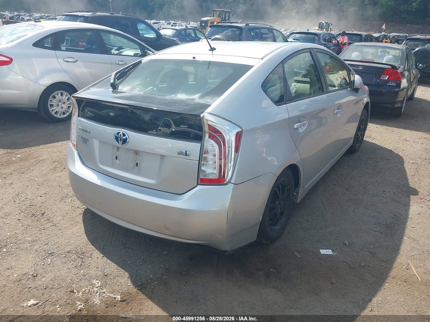 2012 TOYOTA PRIUS auction photo 4