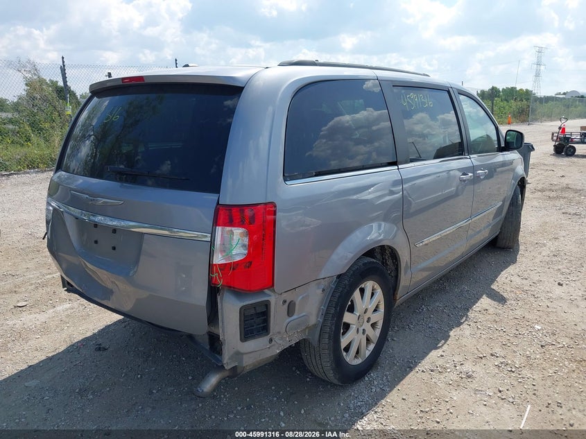 Vin: 2c4rc1bgxdr807832, lot: 46490641, chrysler town & country touring 20134