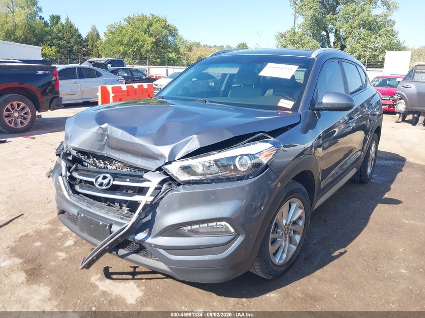 2018 Hyundai Tucson Sel, Front End, IAAI, VIN KM8J3CA47JU680046 — photo 2