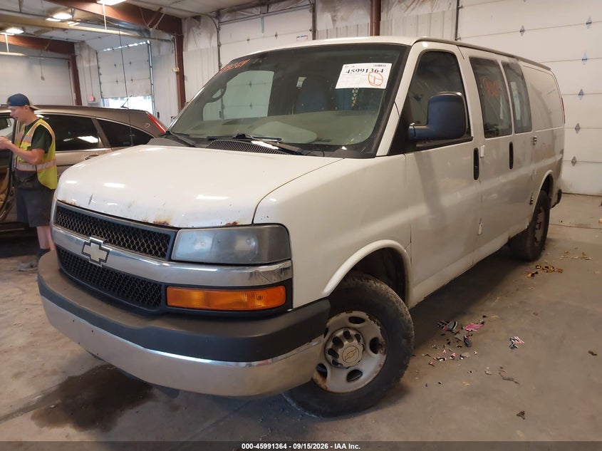 CHEVROLET EXPRESS 3500 2012 VIN 1GCZGTBG7C1176766