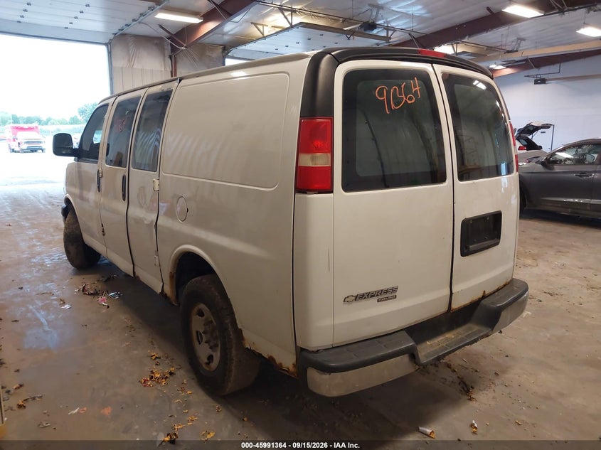 CHEVROLET EXPRESS 3500 2012 VIN 1GCZGTBG7C1176766