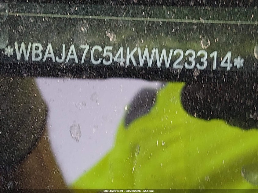 BMW 530I 2019 VIN WBAJA7C54KWW23314