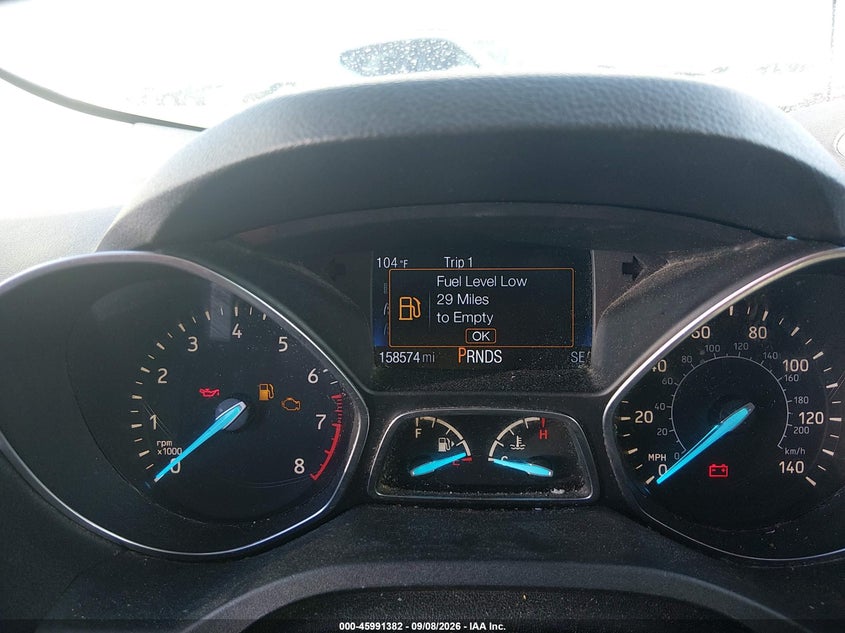 2017 FORD ESCAPE SPORT UTILITY VEHICLE 2.0L I-4 DI, DOHC, VVT, TURBO, 245HP