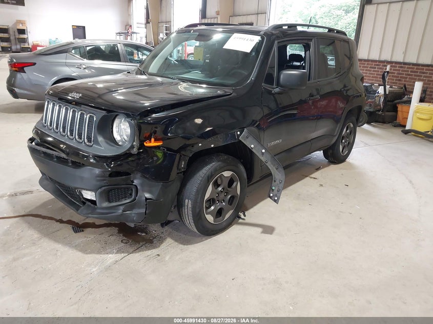 Vin: zaccjbab0jpg79995, lot: 46490755, jeep renegade sport 4x4 20182