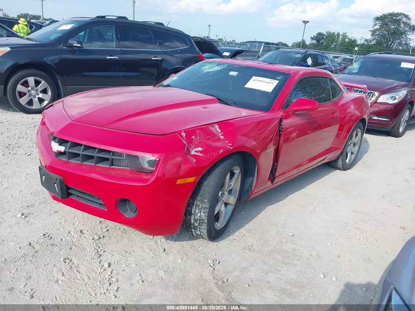 2013 Chevrolet Camaro, Стихия, IAAI, VIN 2G1FA1E38D9147381 — фото 2